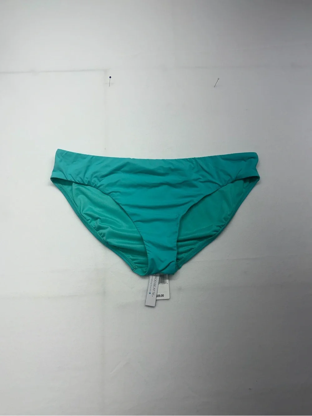 Bleu Rod Beattie Turquoise Bikini Bottoms Size 14